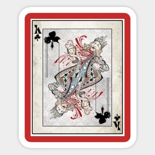 King of Clubs Sticker